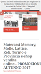 Mobile Screenshot of materassiedintorni.com